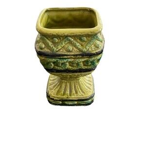 VINTAGE ARDCO‎ JAPAN POTTERY HAND PAINTED VASE/PLANTER